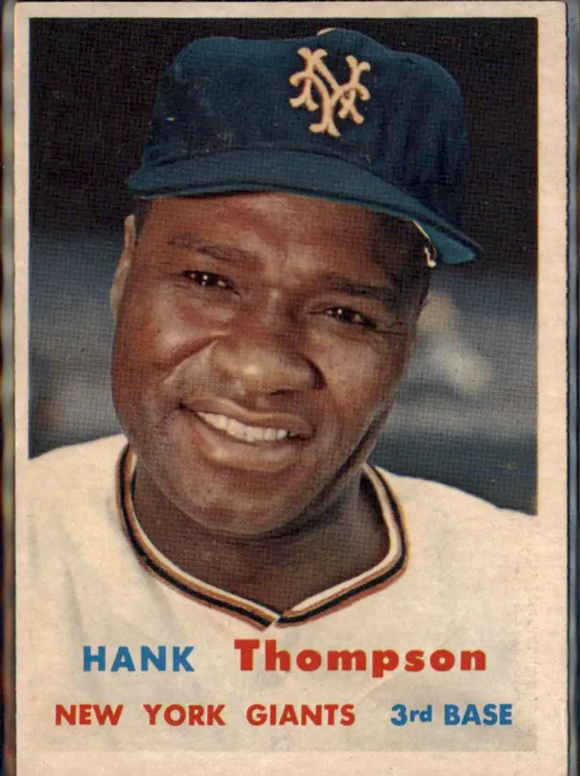 1957 Topps #109 Hank Thompson - ( pk1 ) - New York Giants