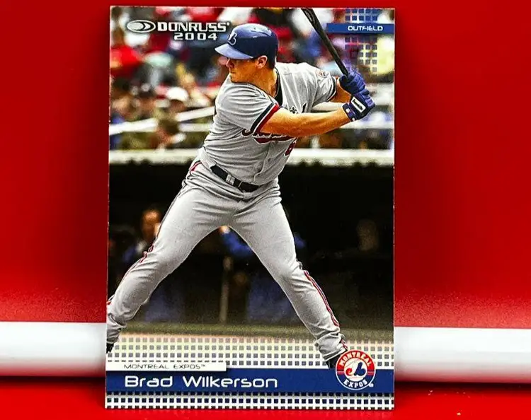 2004 Donruss Collector Baseball Trading Card Expos Brad Wilkerson #300
