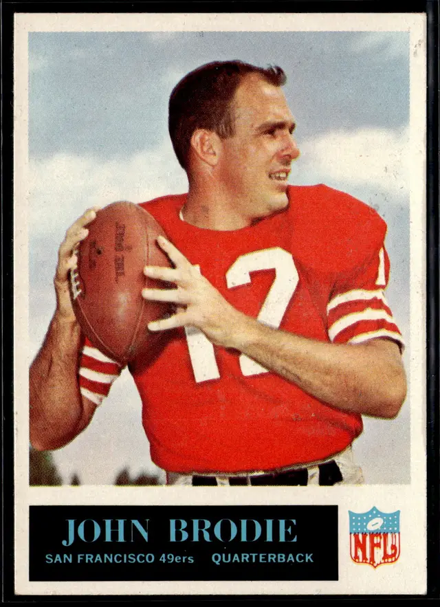 #42 John Brodie 1965 Philadelphia #171 *LIVE AUCTION*