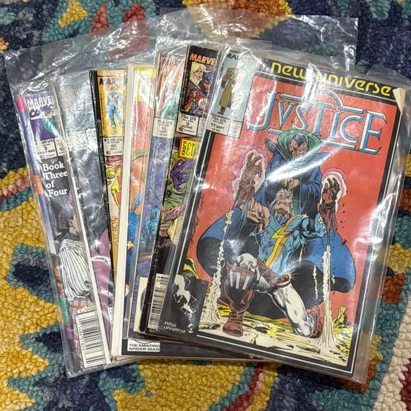 Eight Assorted Marvel Comic Books
