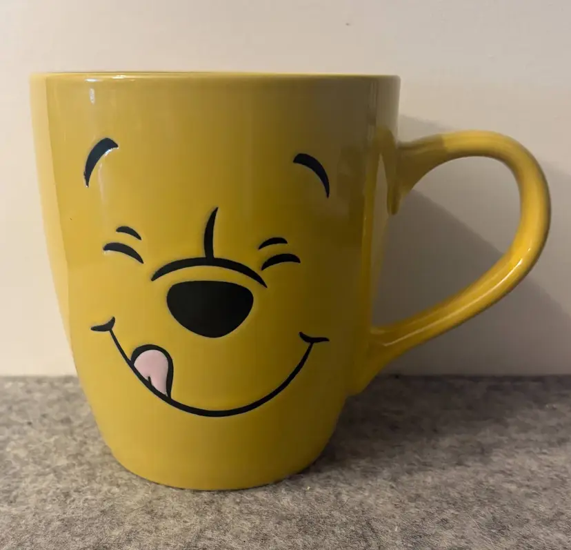 Disney Large Winnie The Pooh Mug " There's No Such Thing as Too Much Hunny"  # 2989