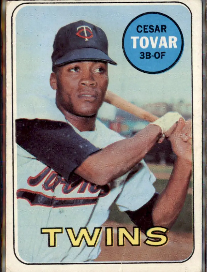 1969 Topps #530 Cesar Tovar - (pk3) - Minnesota Twins