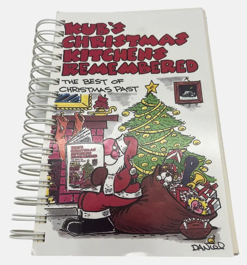 1994 KUB's Christmas Kitchens Remembered Spiral-Bound Cookbook Knoxville TN