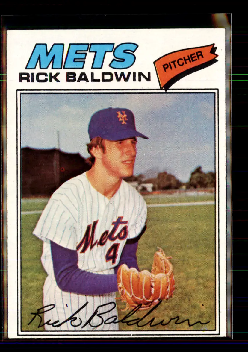 Rick Baldwin 1977 Topps #587 - (144) - New York Mets