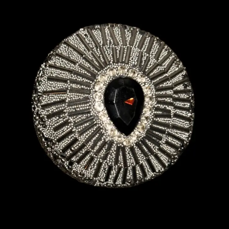 Stunning Glass Beaded Trinket Box