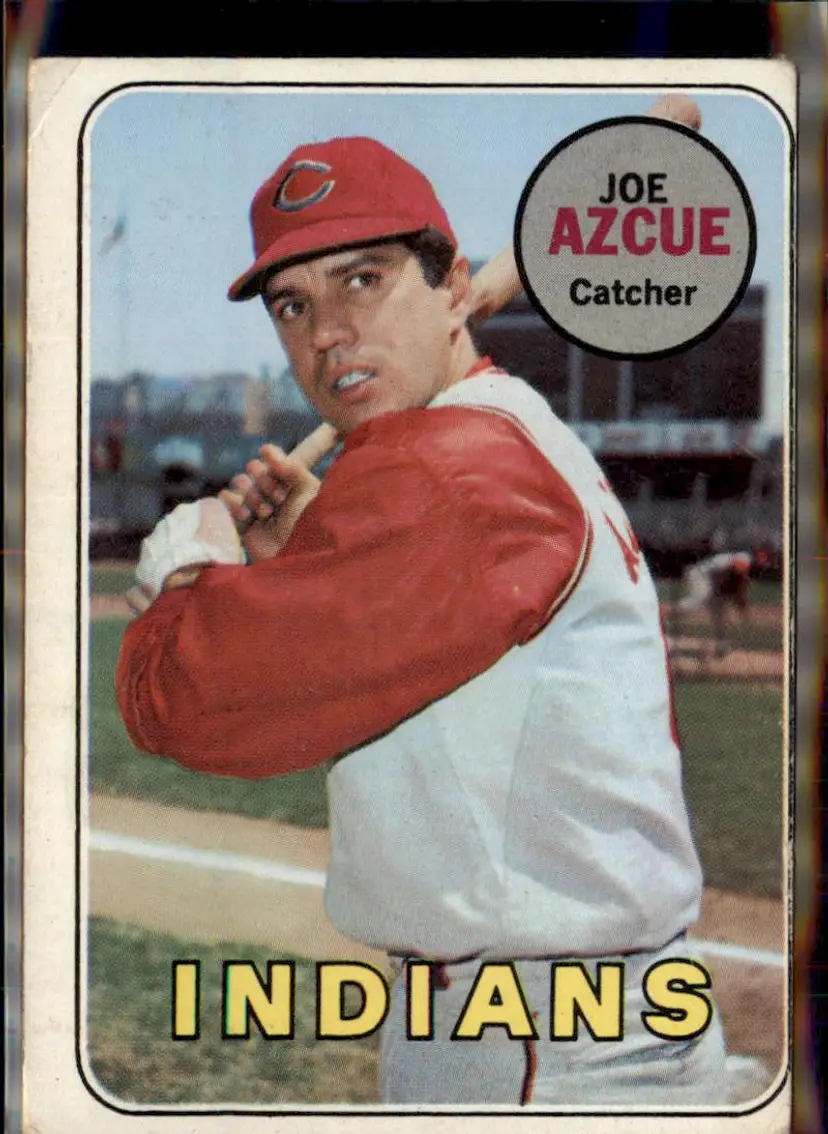 1969 Topps #176 Joe Azcue - (pk3) - Cleveland Indians