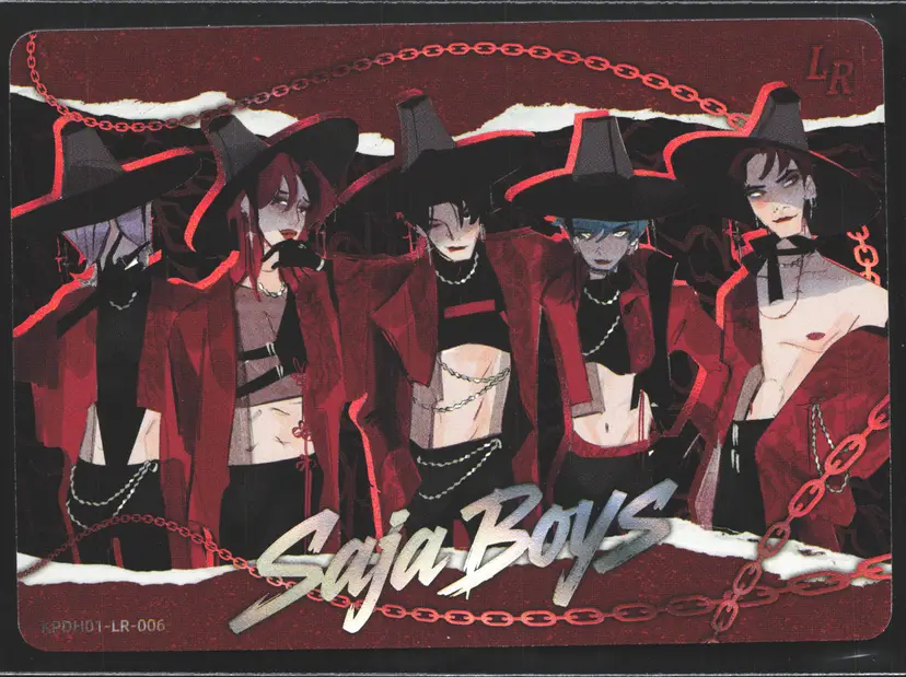 Jinu Saja Boys Group LR KPop Demon Hunters Trading Card LR-006