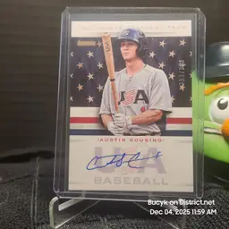 2013 Team USA Auto - Austin Cousino Seattle Mariners 393/399