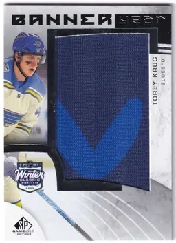 2022-23 SP Game Used '22 Winter Classic Banner Year Relics #BYWCTK Torey Krug St Louis Blues Hockey Card