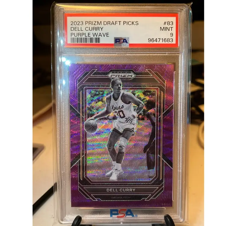 Dell Curry Purple Wave Psa 9