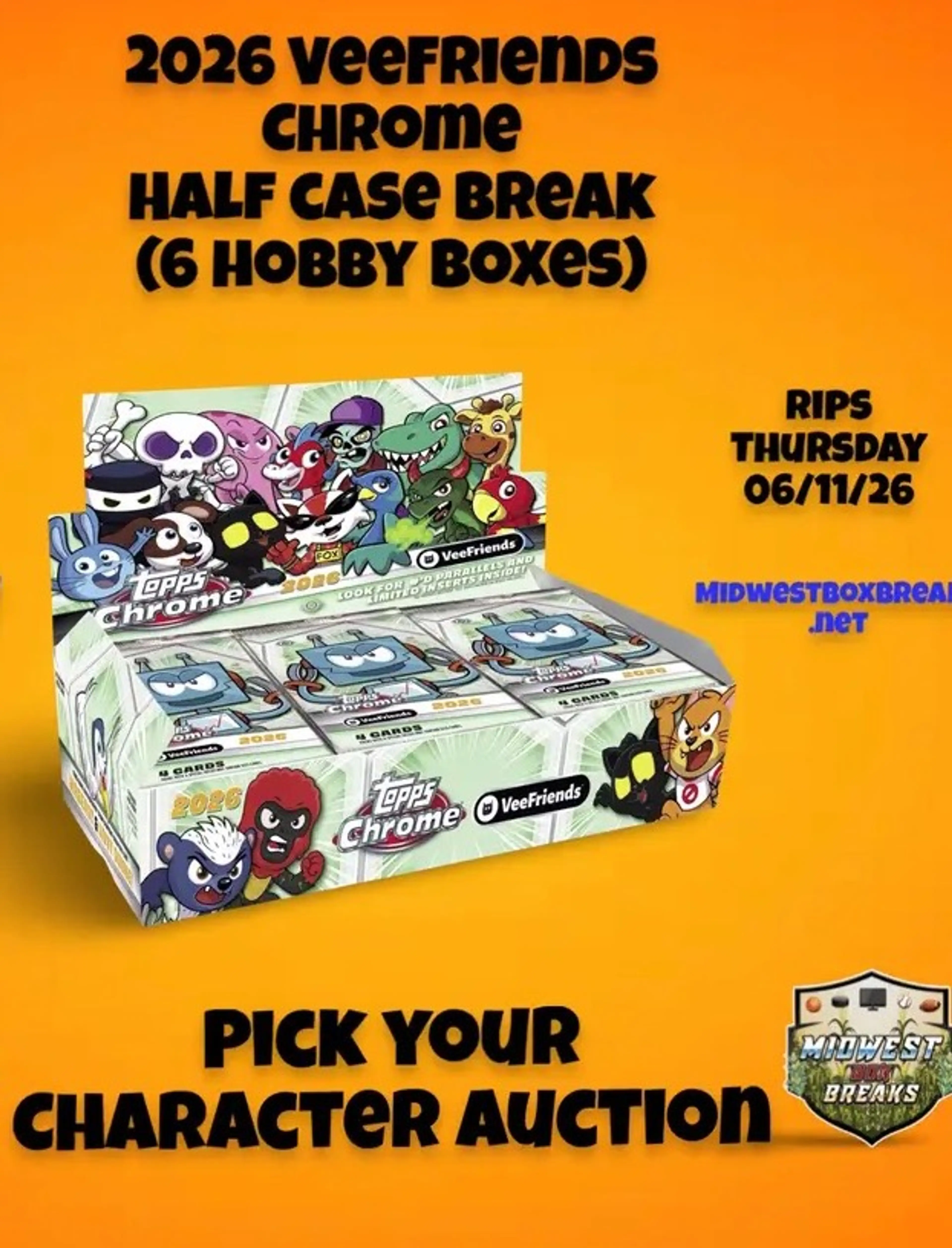 VeeFriends Character Auction Break & Other Rips