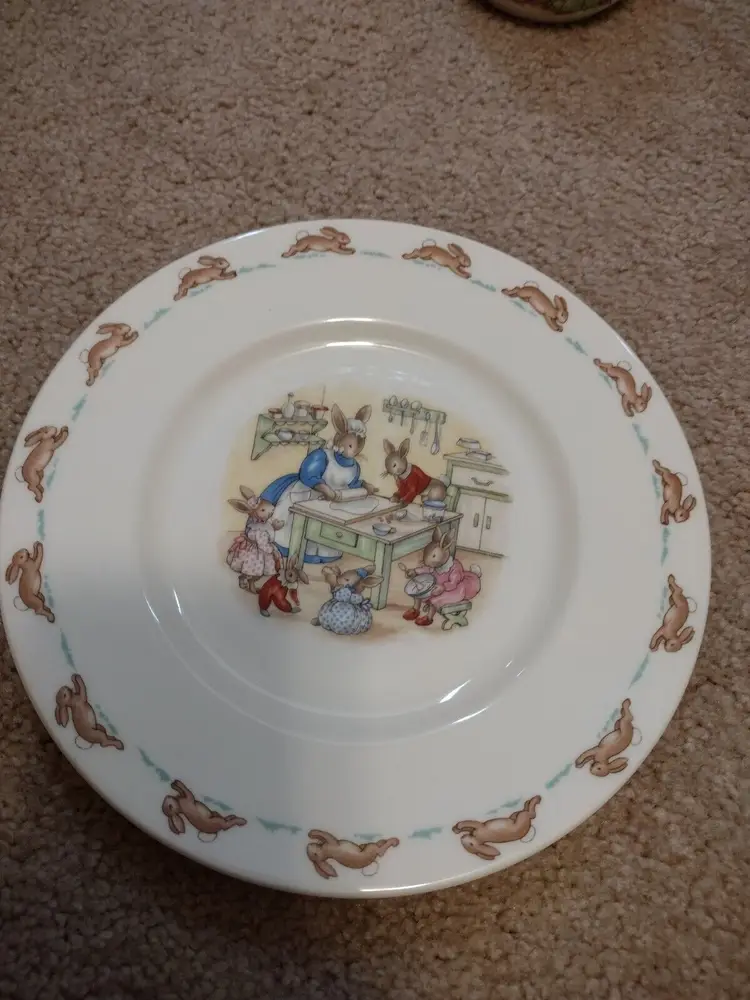 bunnykins royal doulton cup & plate