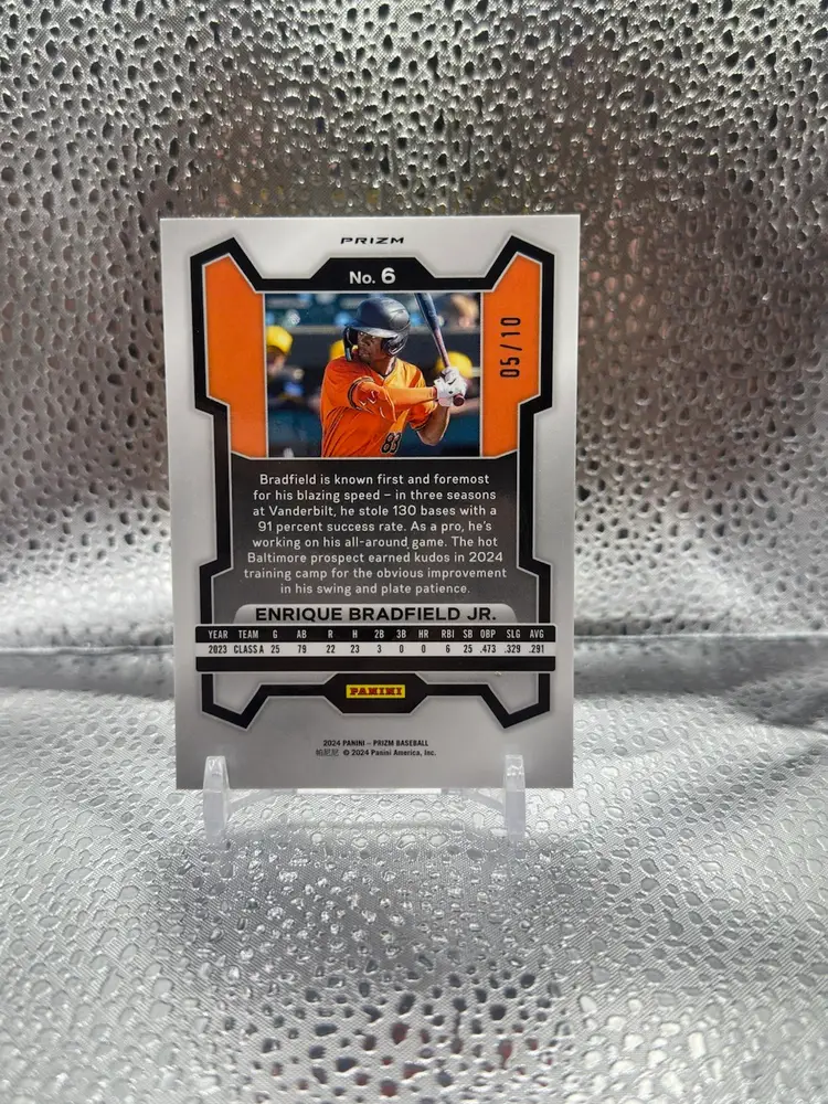 Enrique Bradfield Jr. Baltimore Orioles Gold /10