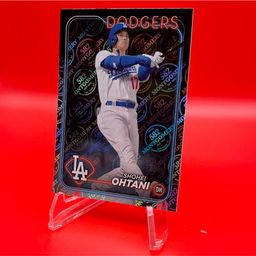 Shohei Ohtani 2024 Topps 582 Montgomery Club Foil Halo Los Angeles Dodgers