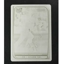2008 Bowman Chrome Draft Jay Bruce Printing Plate 1/1 RC Reds
