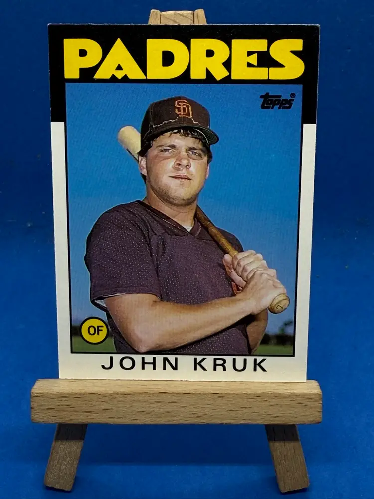 1986 Topps Traded John Kruk RC San Diego Padres