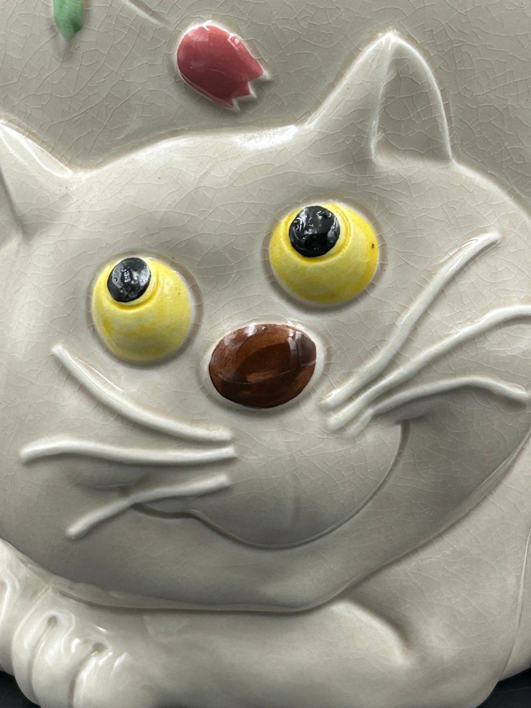 Niknax · Vintage 1960S Japan Cat Cookie Jar With Chicks On Lid