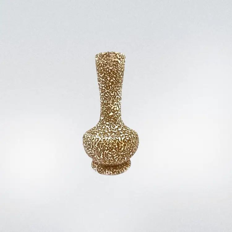 Pottery Bud Vase Lava Glaze By Royal Haeger