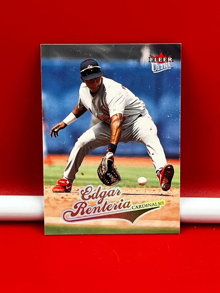 2003 Fleer Ultra Collector Baseball Trading Card Cardinals Edgar Renteria #161