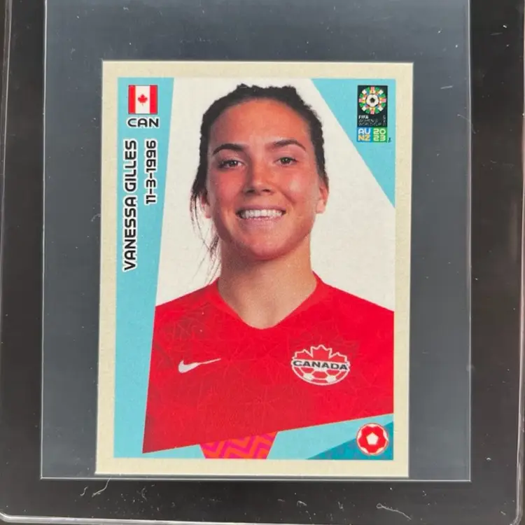 Vanessa Gilles 2023 Panini Women’s World Cup Sticker Canada Soccer Card