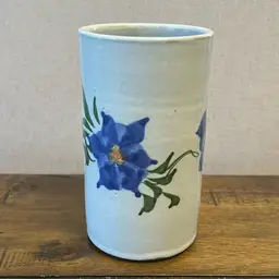 Pottery Vase With Flowers