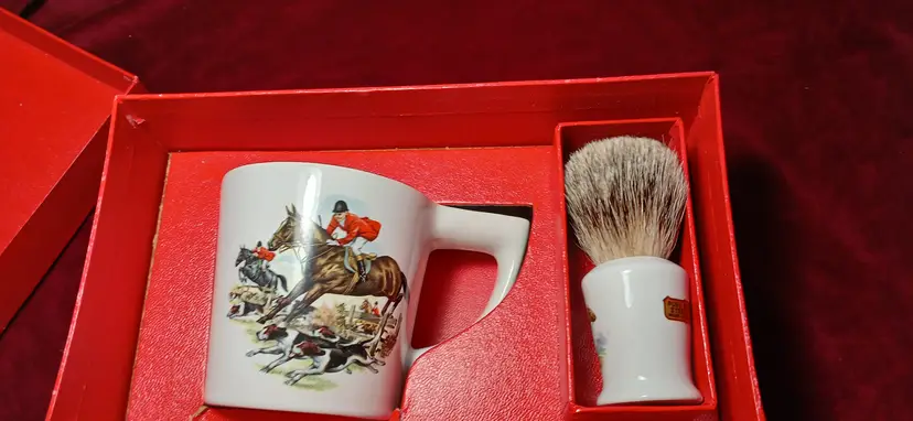 Rooney of London Shaving cup, brush and soap