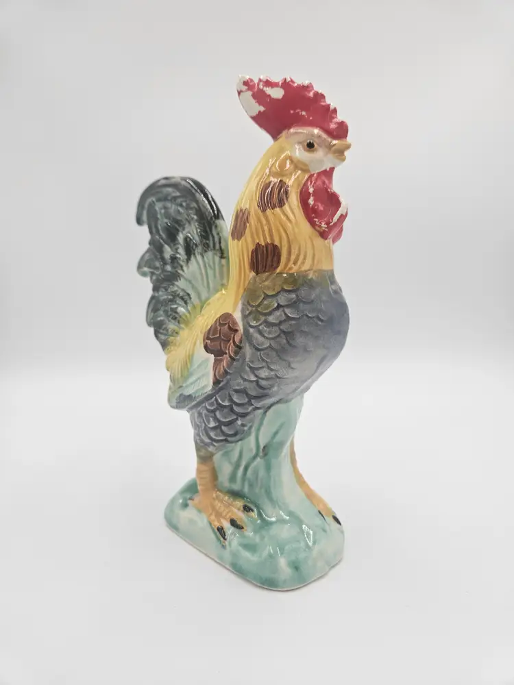 #B1 Ceramic Rooster Figurine