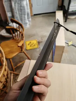 Zen-Wu straight edge, used (like new)