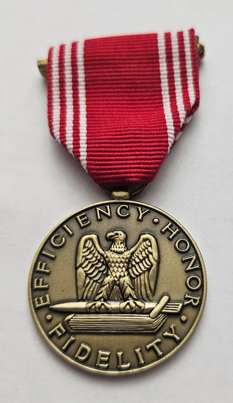 Vintage US Army Good Conduct Medal Efficiency Honor Fidelity Ribbon