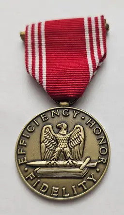 Vintage US Army Good Conduct Medal Efficiency Honor Fidelity Ribbon