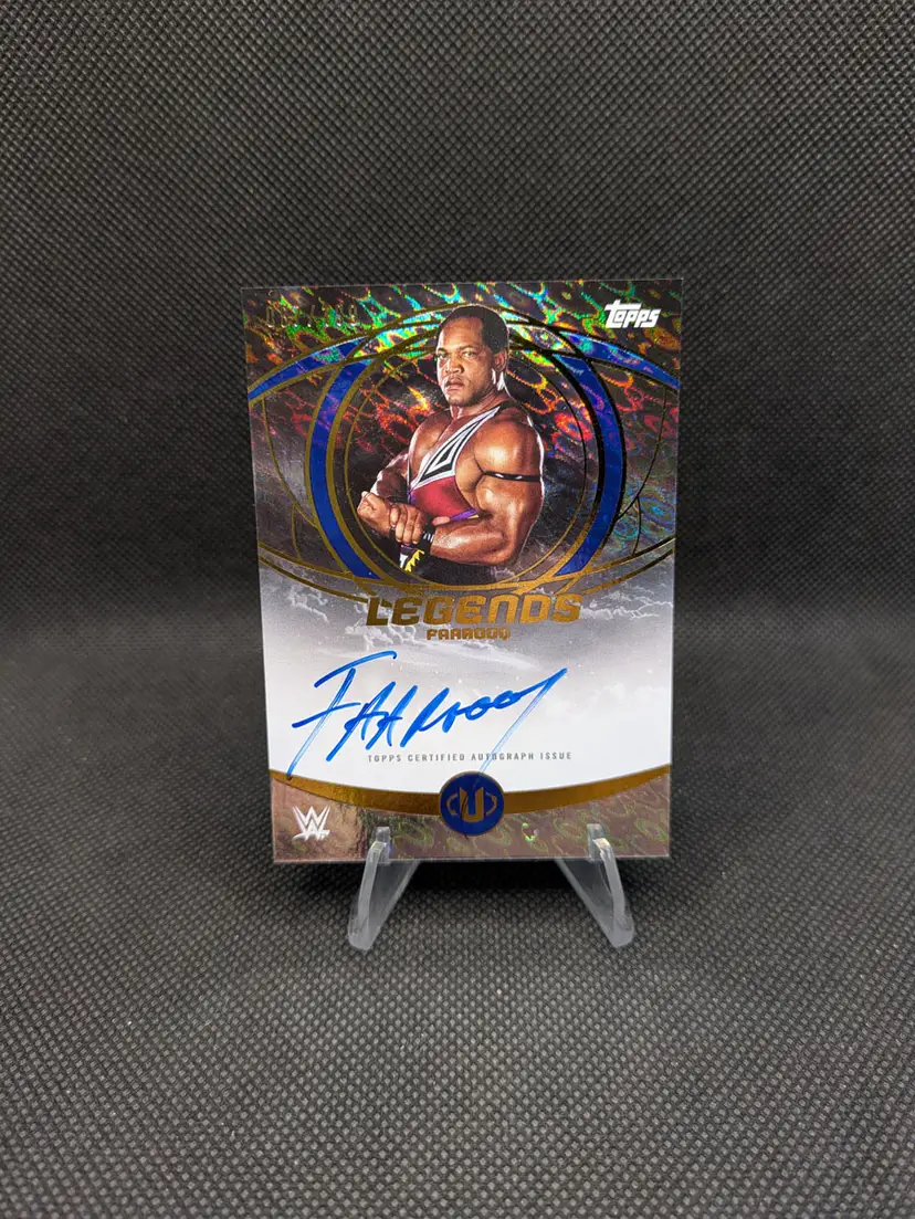 Farooq 2025 Topps Universe WWE Legends Auto /199 #LGA-FAA