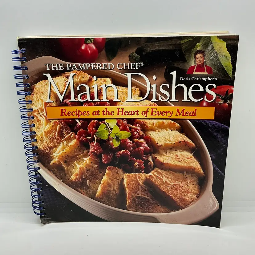 The Pampered Chef Main Dishes Recipes at the Heart of Every Meal Cookbook