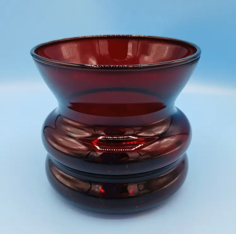 Retired Royal Ruby Spittoon by Anchor Hocking