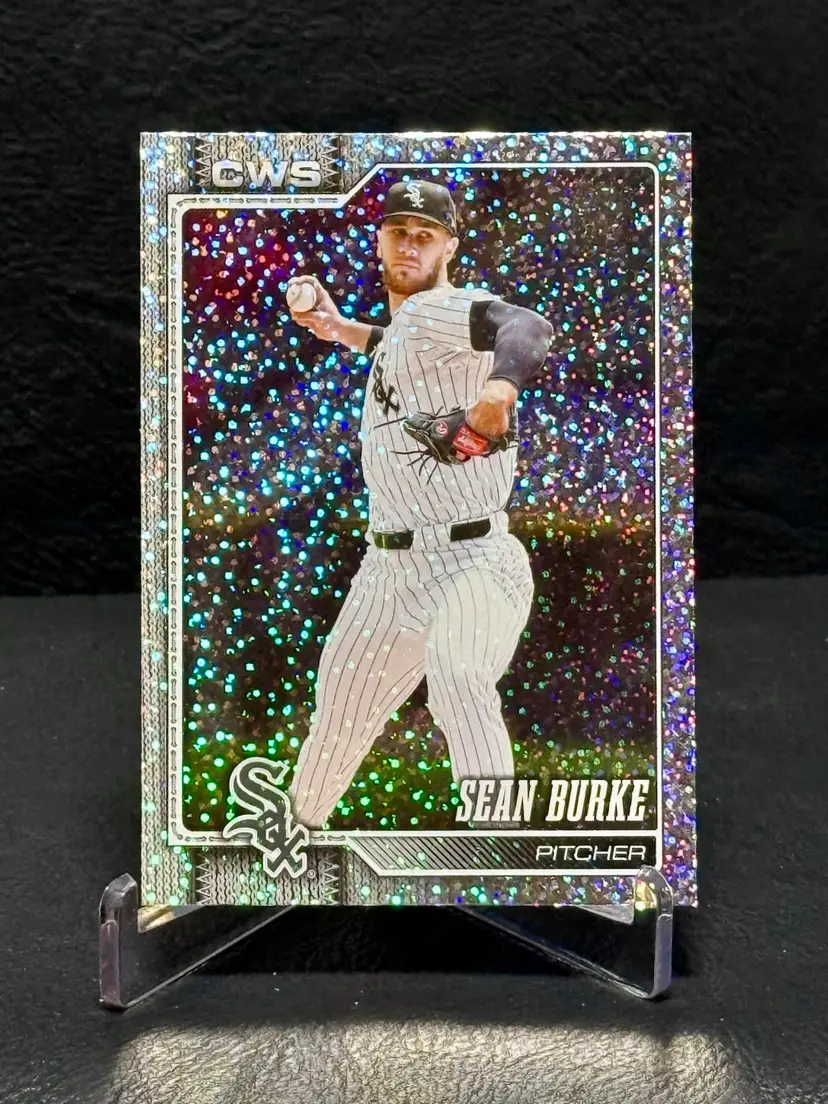 Sean Burke 2026 Topps #137 Sand glitter Parallel Chicago White Sox
