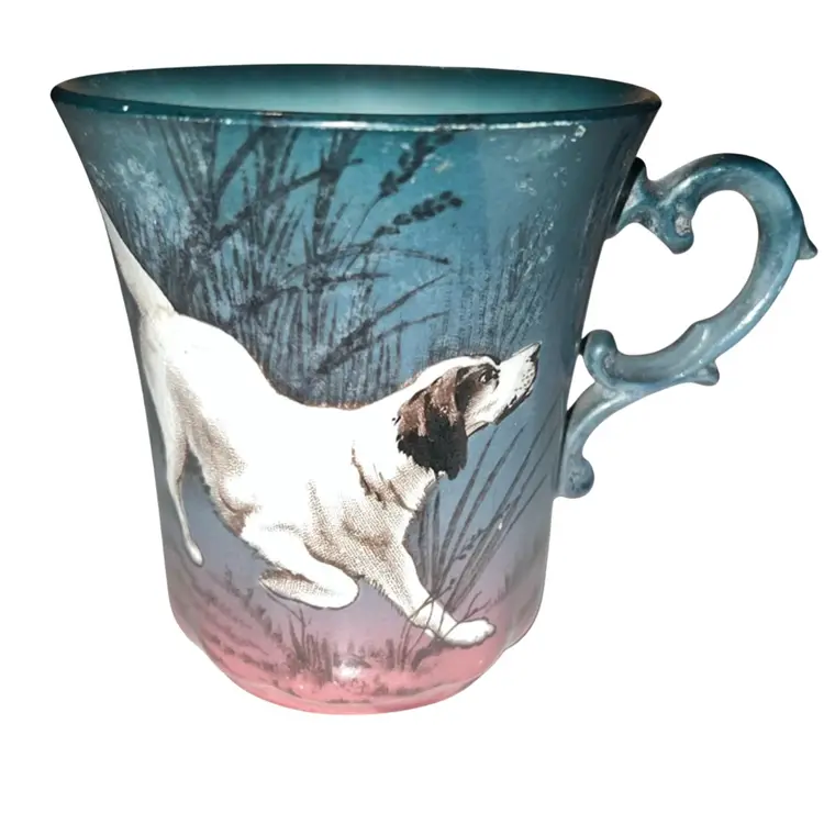 Laughlin tea cup. Hand Painted. Excellent condition.  3” tall 2 3/4 diameter