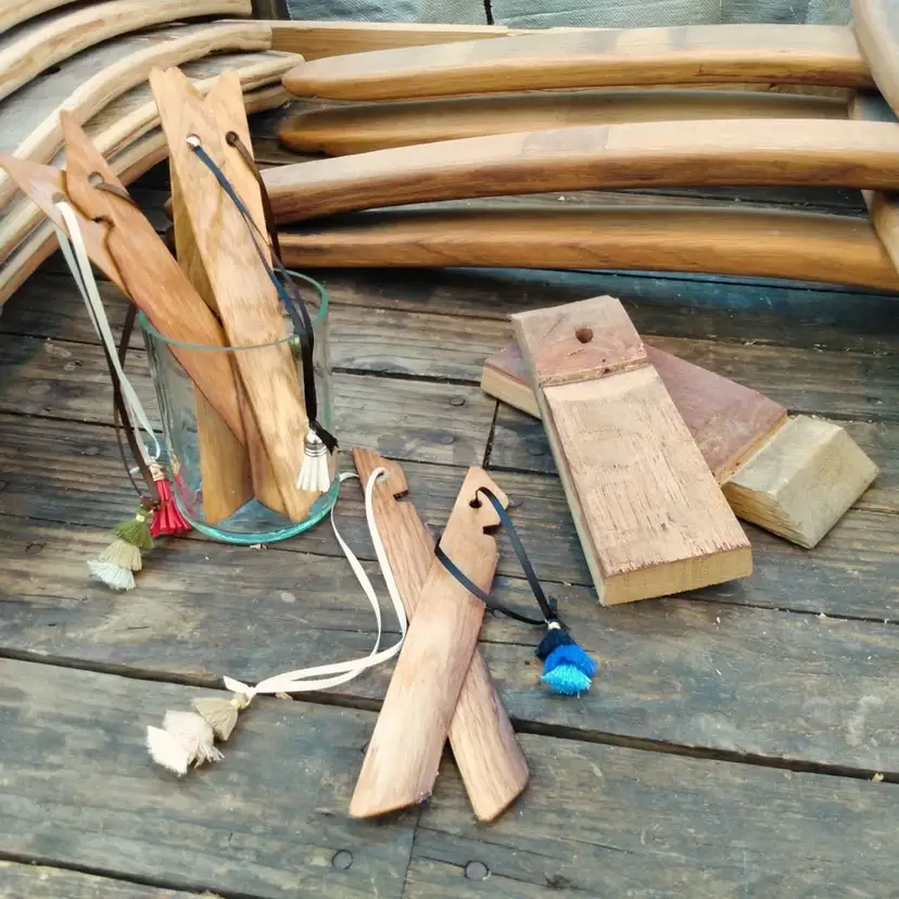 Wine Barrel Stave Bookmark