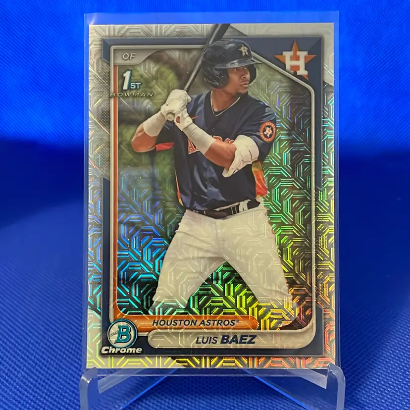 2024 Bowman Chrome Mega Luis Baez 1st Houston Astros