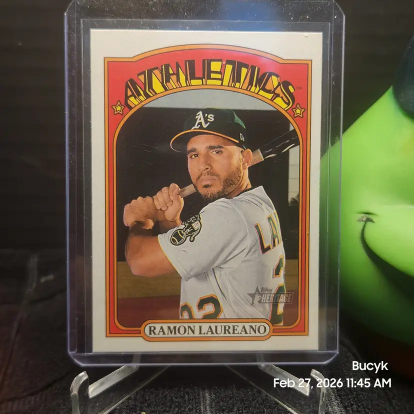 2021 Topps Heritage High - Ramon Laureano Oakland Athletics