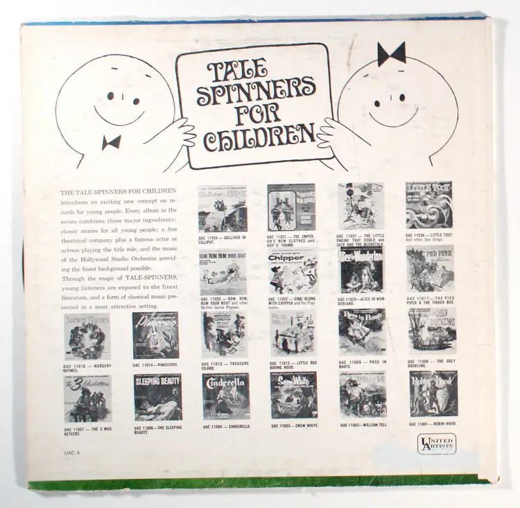 Tale Spinners For Children - Heidi (1965) Vinyl LP •PLAY-GRADED•