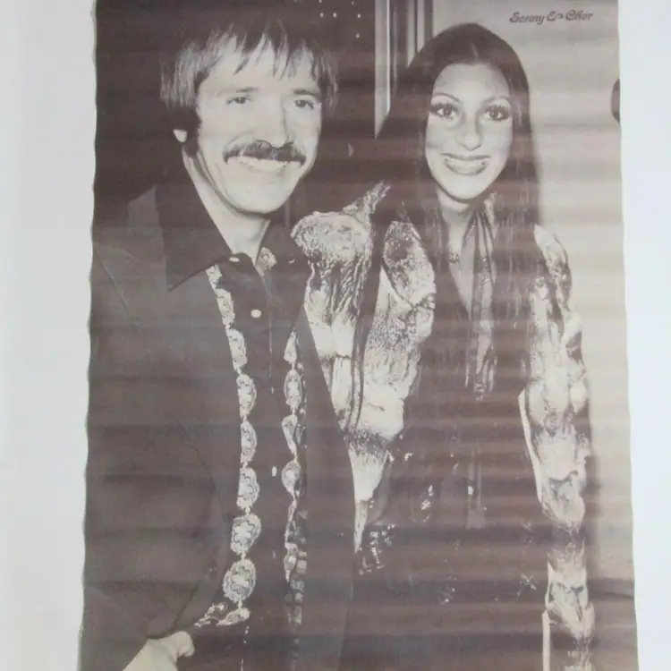 Studio One Sonny Cher Poster 1972 Peter C Borsari Photographer 30 x 41