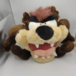 Vintage 1997 Warner Bros Taz Plush 8.5" Looney Tunes