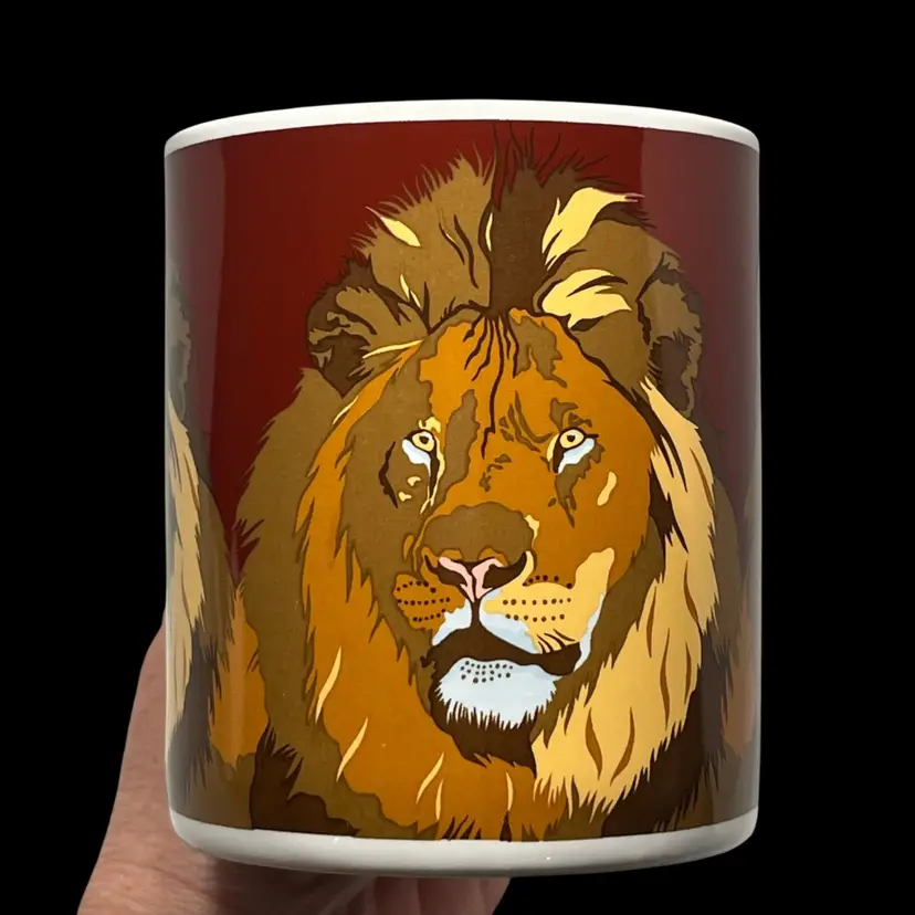 Otagiri T. Taylor Ceramic Coffee Mug, The Lion | 3.5”