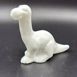 Fenton Milk Glass Dinosaur HTF