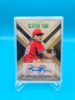 Boston Bateman 2025 Pulse Stratos Green Foil Auto 7/15 Baltimore Orioles