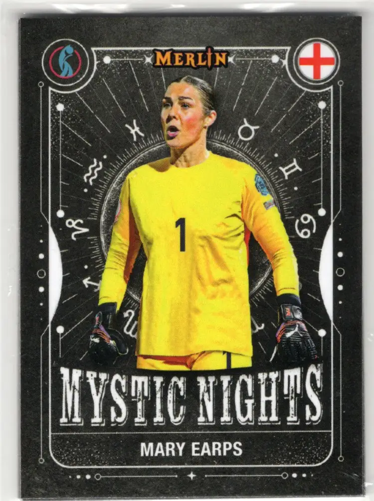 2025 Topps Merlin UEFA Women's Euro Soccer Mystic Nights Mary Earps 5 Card Lot