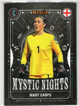 2025 Topps Merlin UEFA Women's Euro Soccer Mystic Nights Mary Earps 5 Card Lot
