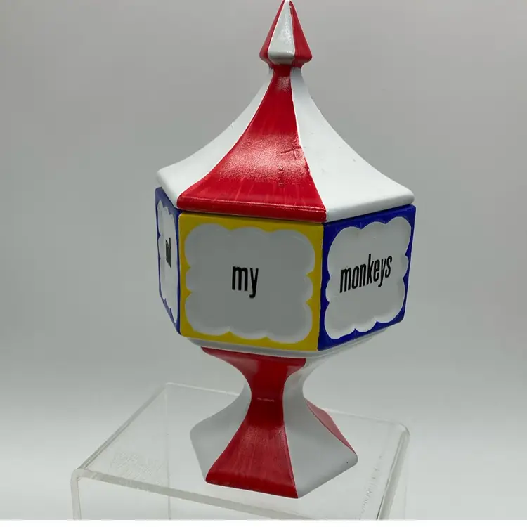 Handmade By Me Vintage BIG TOP Covered Candy Dish