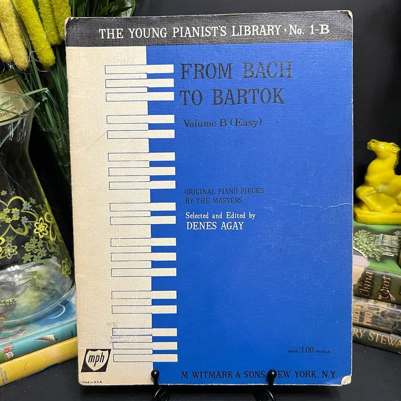 MARKDOWN! The Young Pianists Library No 1-B From Bach to Bartok Vol B (Easy) 1960