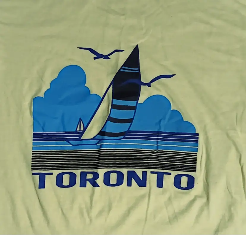 vintage single stitch Toronto Souvenir t-shirt Canada rare Hunnisett Edmonds tag