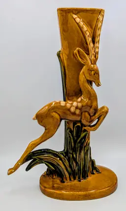 Vintage Royal Haeger Gazelle Vase Planter R706 Mid Century Art Pottery 15"